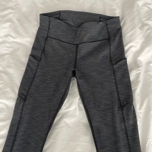 Lululemon speed up brushed grey